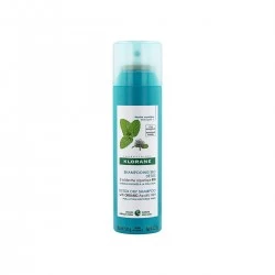 Klorane Champu Seco Detox a la Menta Acuática, 150 ml.