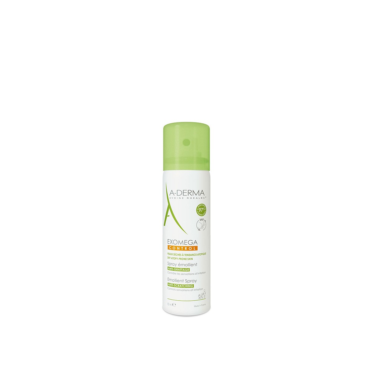 A-Derma Exomega Control Spray Emoliente Anti-rascado, 50ml.