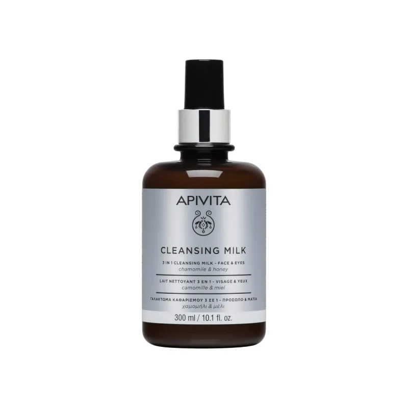 Apivita Leche Limpiadora 3 en 1, 300ml.