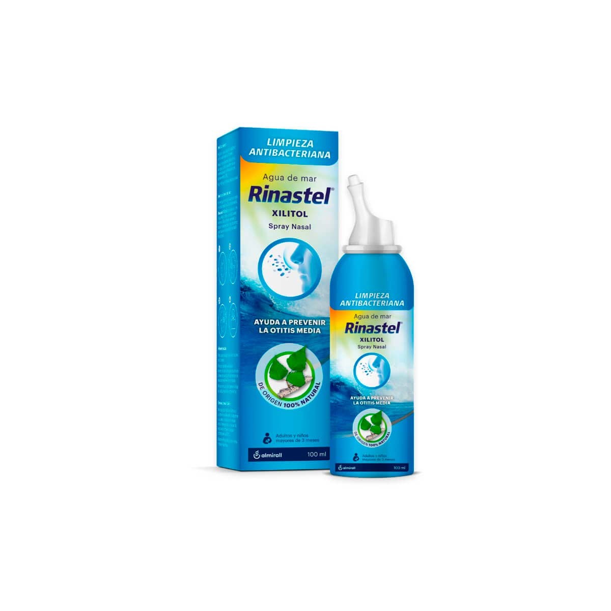 Rinastel xilitol duo, 2x125 ml