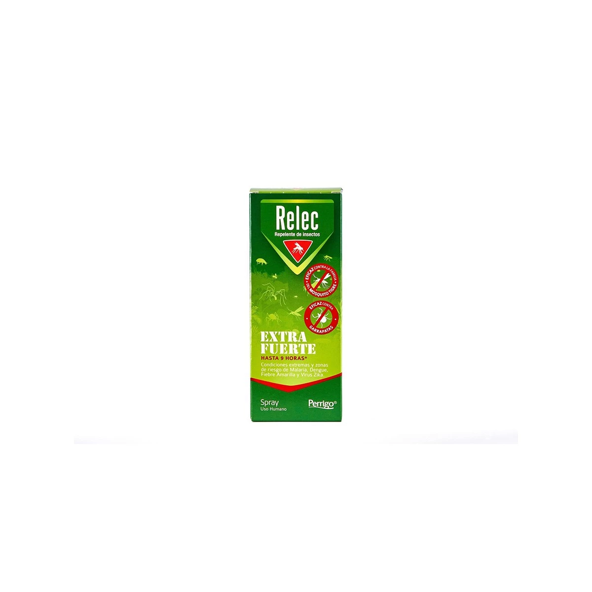 Relec extrafuerte repelente mosquitos spray, 75 ml