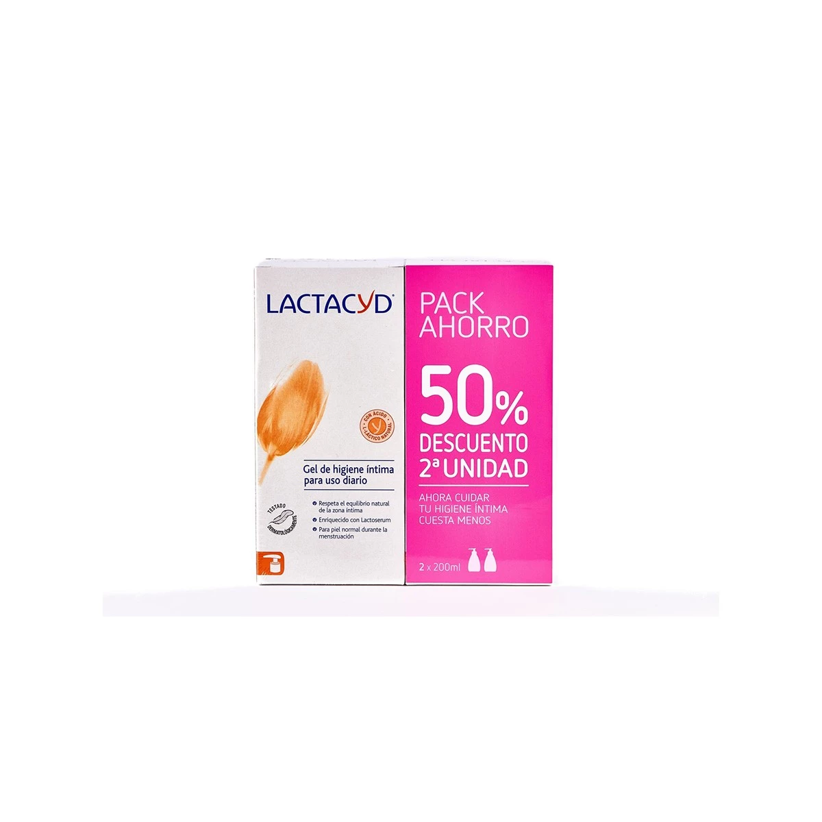 Lactacyd Gel higiene íntima Duplo. 2x200ml