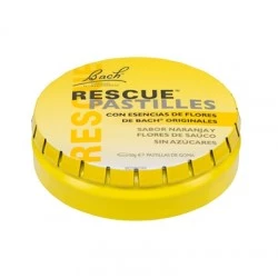 Bach Rescue Remedy pastillas sabor naranja-sauco, 50 g