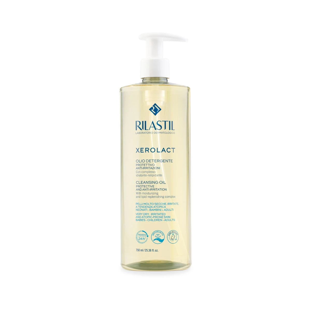 Rilastil Xerolact Aceite de Ducha, 750 ml