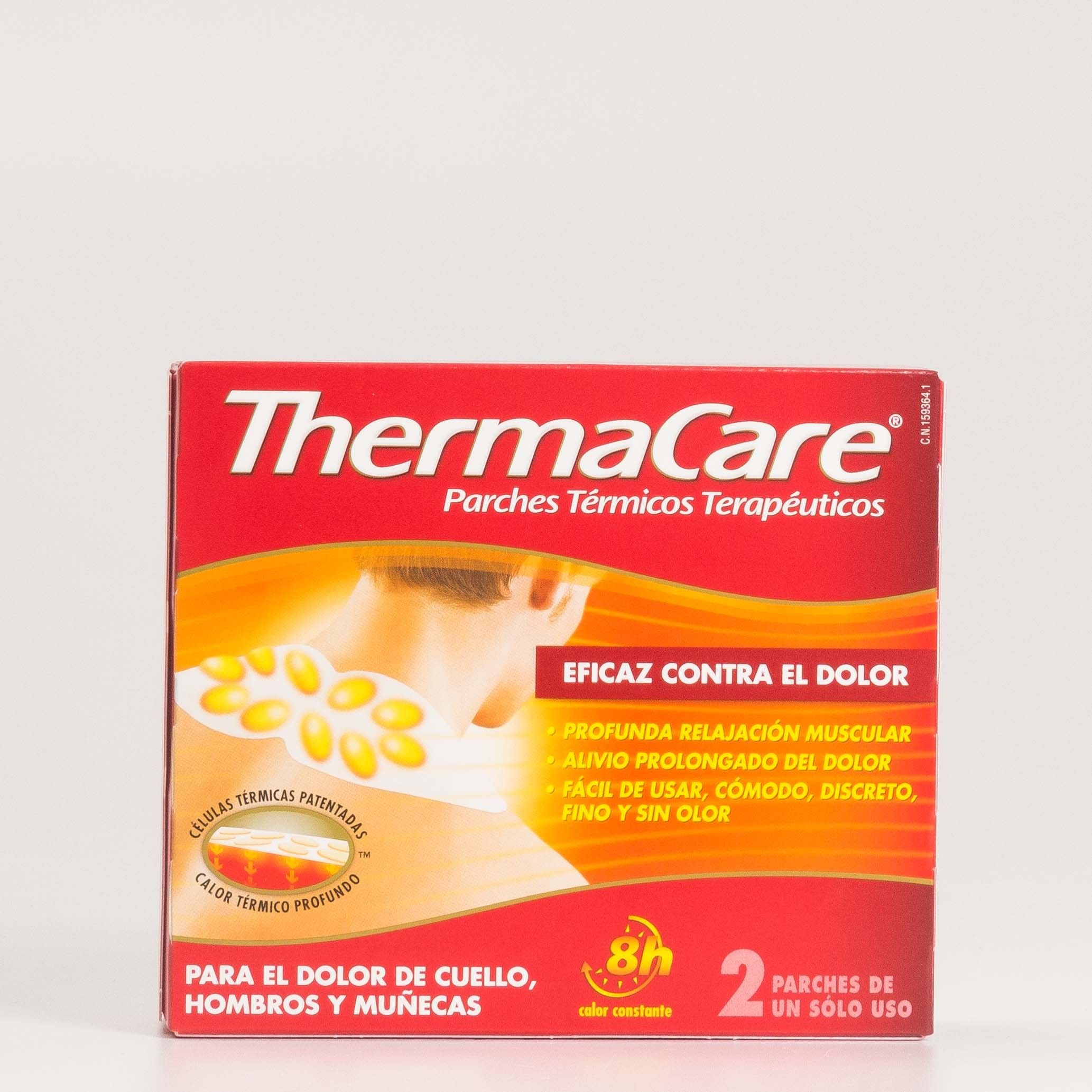 Thermacare Cuello, Hombros y Muñecas, 2 parches.