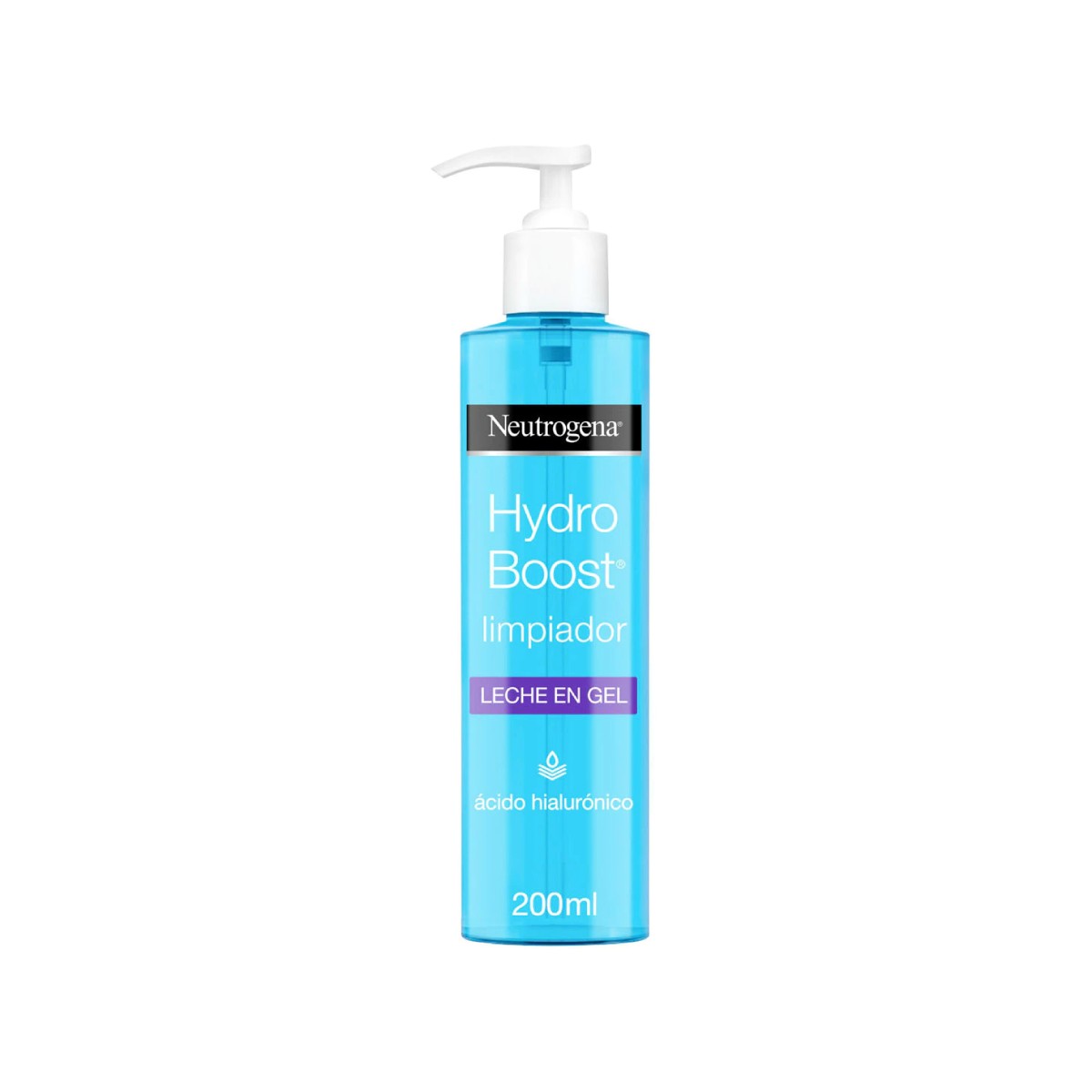 Neutrogena Hydro Boots Limpiador Leche en Gel, 200 ml