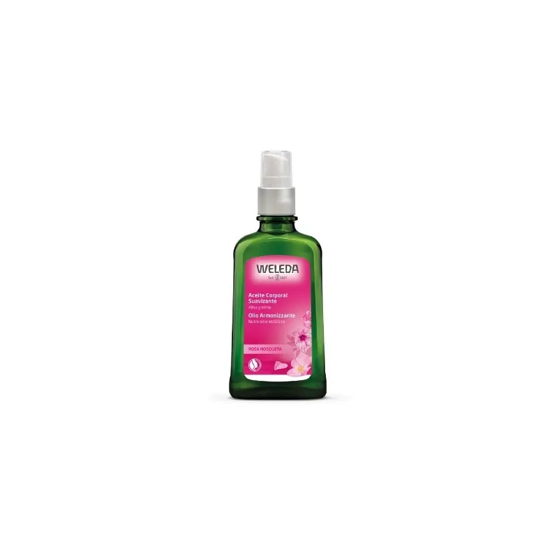 Weleda rosa mosqueta aceite corporal suavizante, 100 ml
