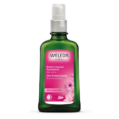 Weleda rosa mosqueta aceite corporal suavizante, 100 ml