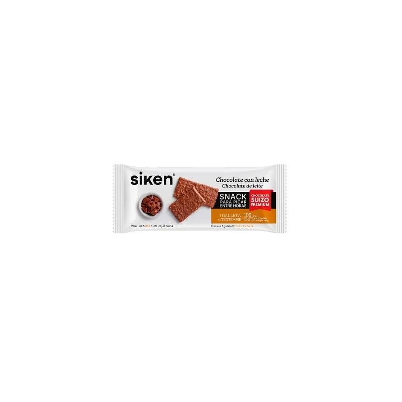 Siken snack entre horas chocolate con leche, 1 galleta de 25 g Siken snack entre horas chocolate con leche, 1 galleta de 25 g
