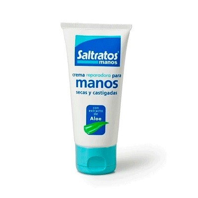 Saltratos Crema Reparadora Manos Secas y Castigadas, 20ml.