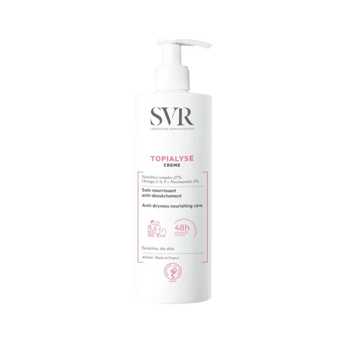 SVR Topialyse Crema Emoliente, 400ml.