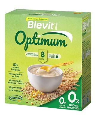 Blevit plus optimum papilla 8 cereales MUESTRA