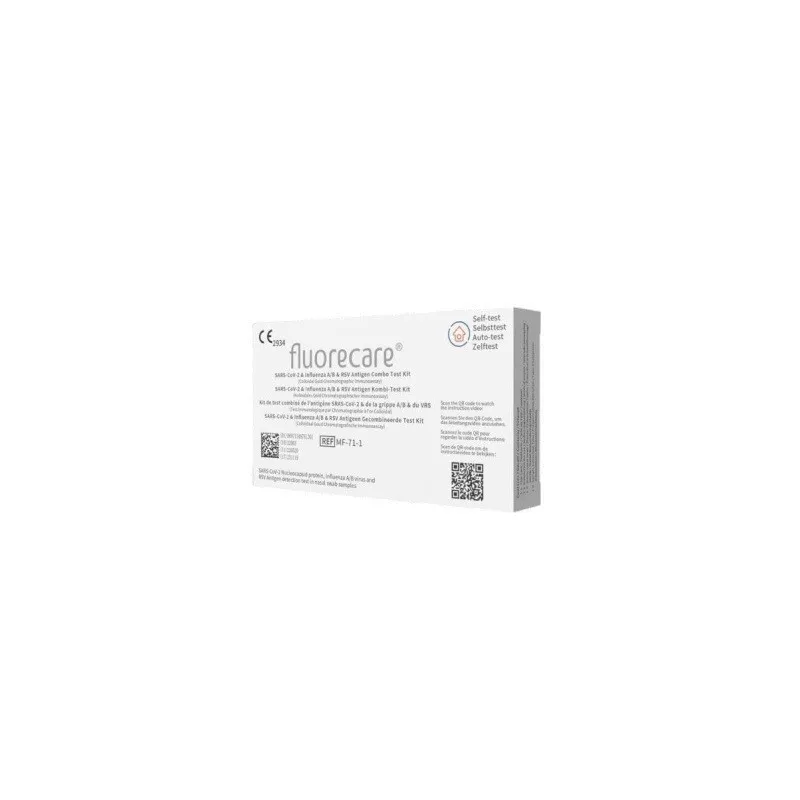 Fluorecare autoprueba CoVid, gripe A-B y VSR