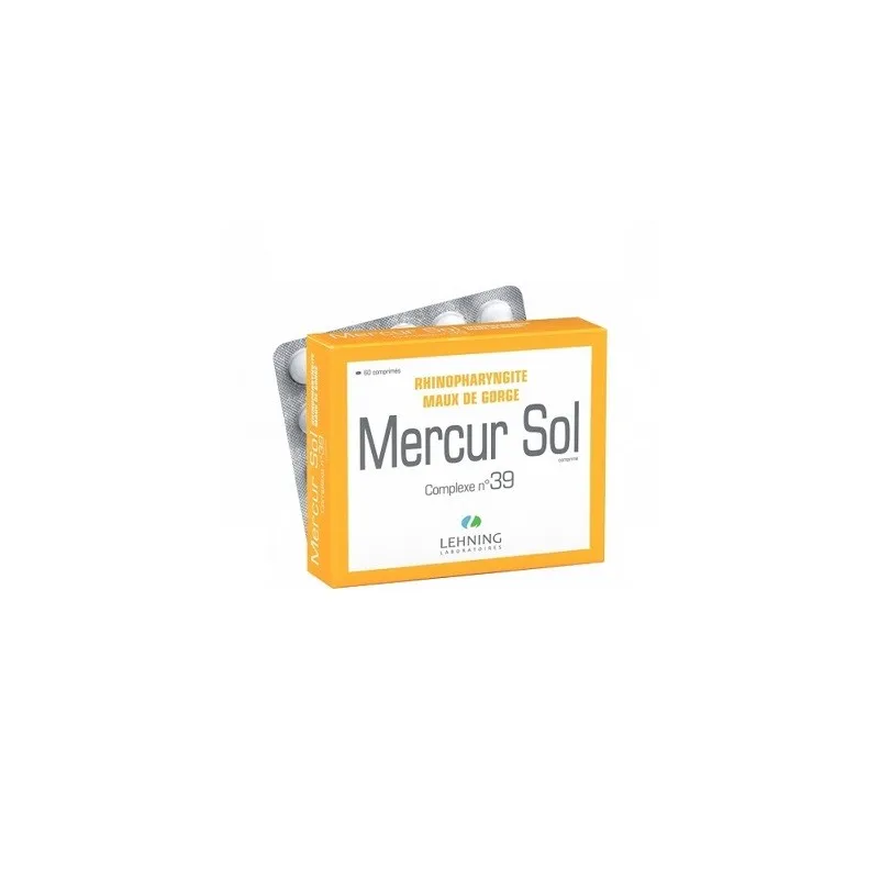 Lehning Mercur sol complejo N39, 80 comprimidos