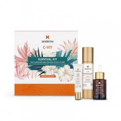 Sesderma CVIT survival kit luminosidad: C-Vit Serum + Crema + contorno