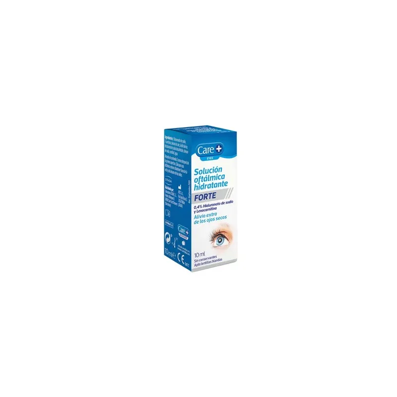 Care+ solución oftálmica hidratante forte, 10 ml