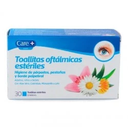 Care+ toallitas oftalmicas esteriles (60 toallitas) - Farmacia online
