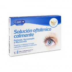 Care+ Eyes solución oftálmica calmante, 10 viales reutilizables