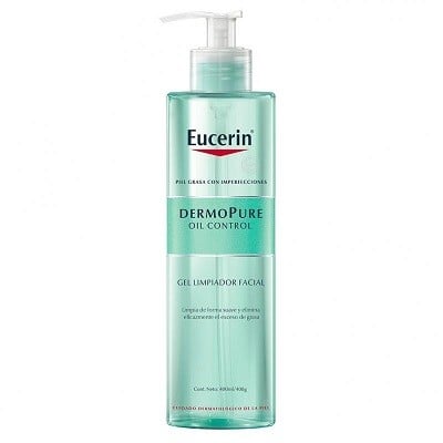 Eucerin Dermopure oil control gel limpiador facial, 400 ml