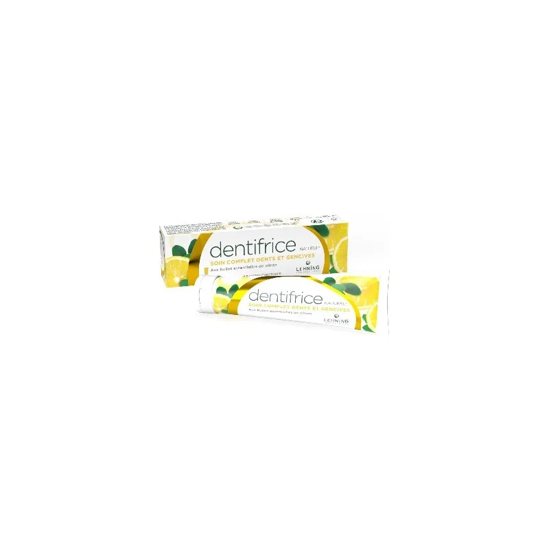 Lehning Dentifrice natural citrón, 80 g Lehning Dentifrice natural citrón, 80 g