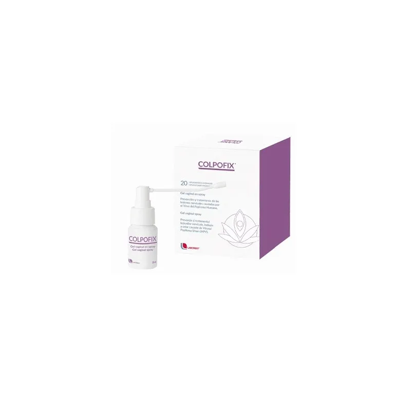 Colpofix spray, 20 cánulas vaginales
