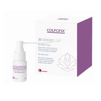 Colpofix spray, 20 cánulas vaginales