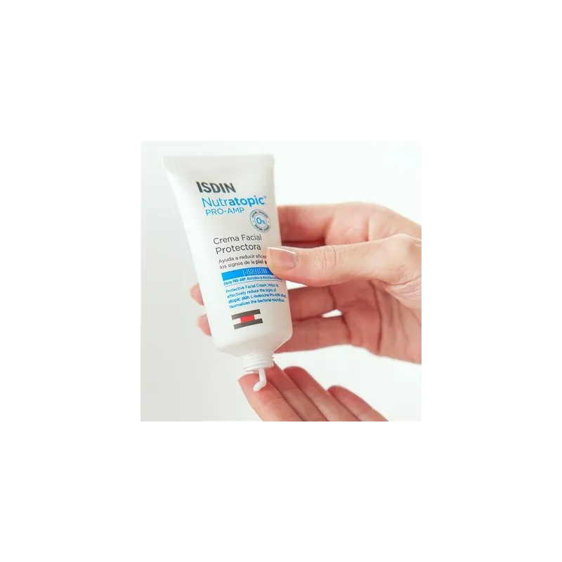 Isdin Nutratopic PRO-AMP crema textura Isdin Nutratopic PRO-AMP crema textura