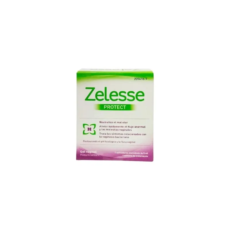 Zelesse protect gel vaginal, 7 aplicadores monodosis Zelesse protect gel vaginal, 7 aplicadores monodosis