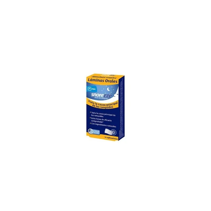 Snoreeze alivio del ronquido, 14 láminas orales Snoreeze alivio del ronquido, 14 láminas orales