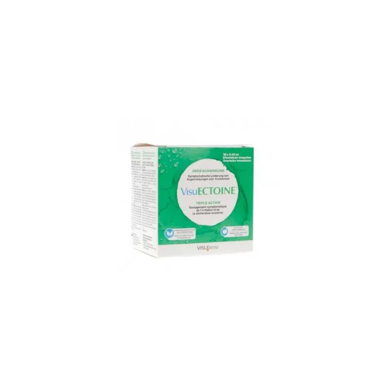 Visuectoine 30 ampollas unidosis 0,4 ml