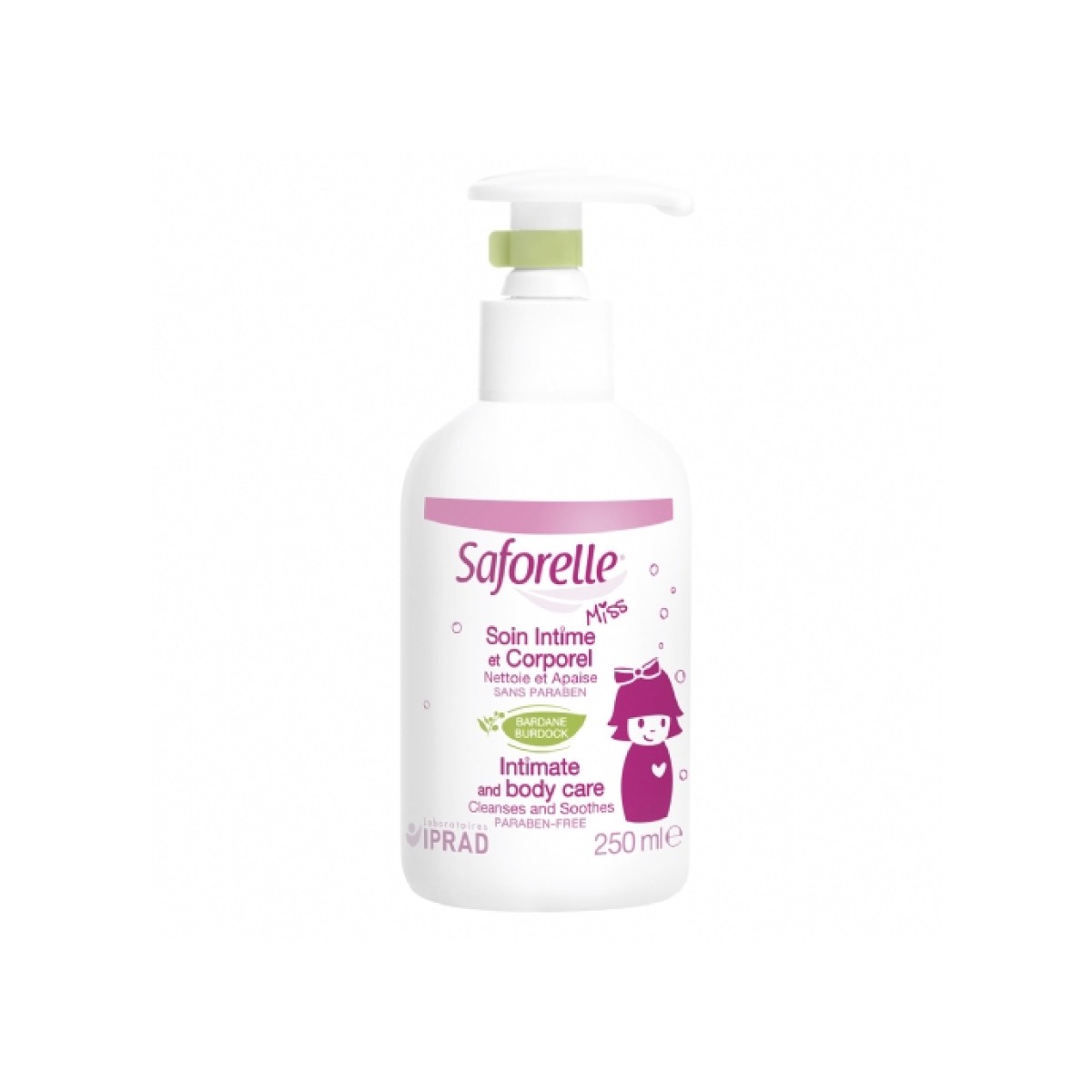 Saforelle miss solucion limpiadora 1 envase, 250 ml