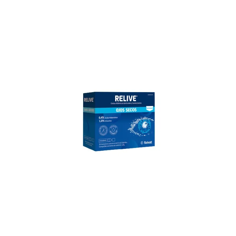 Relive ojos secos, 20 monodosis, 0,5 ml