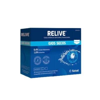 Relive ojos secos, 20 monodosis, 0,5 ml