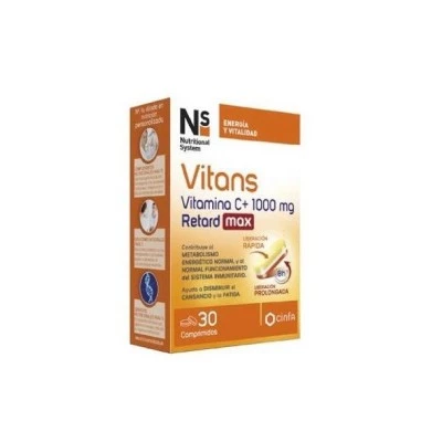 NS Vitans Vitamina C+ 1000 mg Retard Max, 30 comprimidos