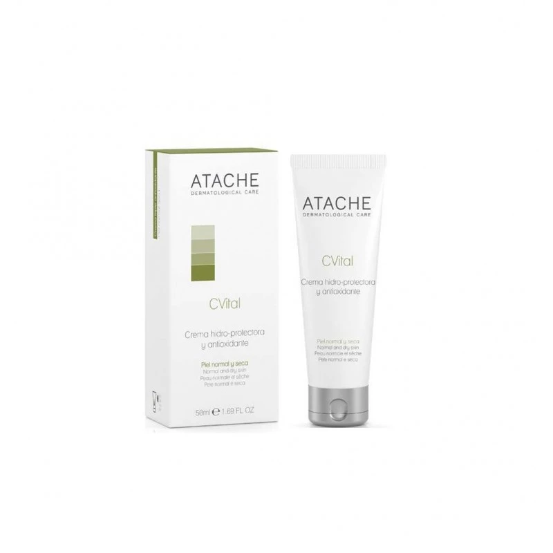 Atache CVital Crema Hidro-protectora y antioxidante, 50 ml