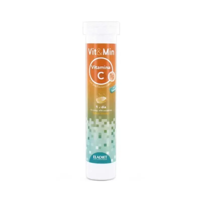 Eladiet vit&min vitamina C 1g, 15 comprimidos efervescentes