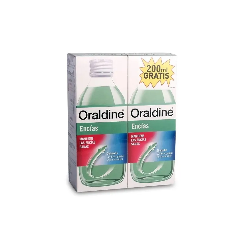Oraldine colutorio encías, 2x400 ml