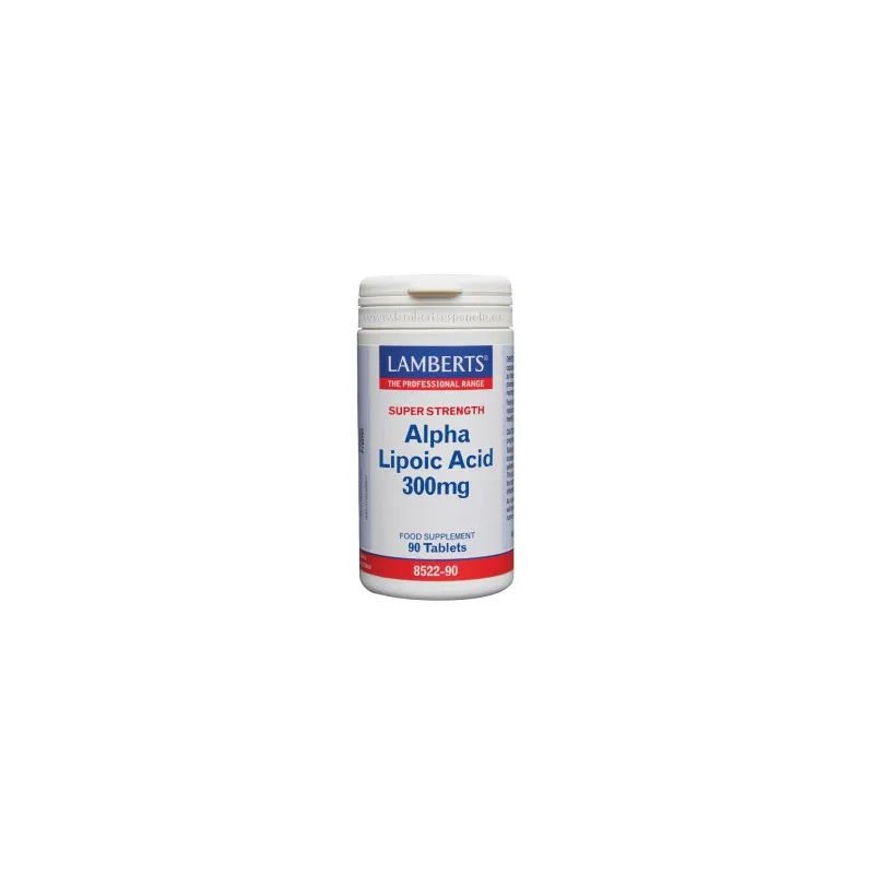 LAMBERTS Ácido Alfa Lipoico 300 mg, 90 comprimidos. LAMBERTS Ácido Alfa Lipoico 300 mg, 90 comprimidos.