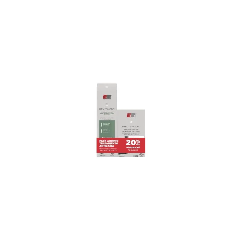 DS Laboratories Revita CBD pack loción, 60 ml + champú, 250 ml