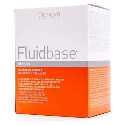 Fluidbase Rederm Colágeno Bebible, 20 Sobres.