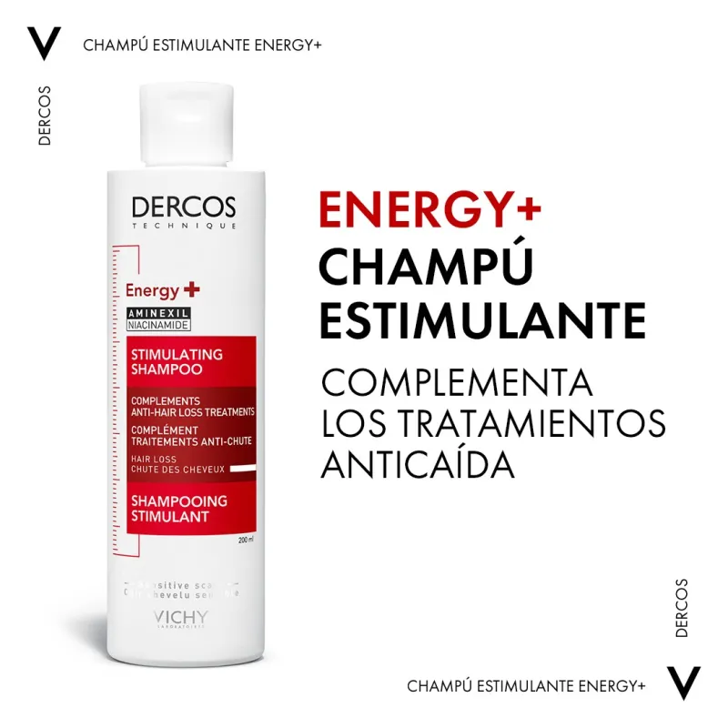 Dercos Champú Estimulante con Aminexil, 200ml. Dercos Champú Estimulante con Aminexil, 200ml.