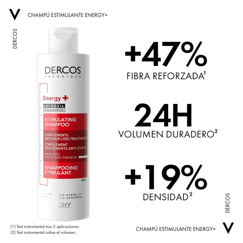 Dercos Champú Estimulante con Aminexil, 200ml. Dercos Champú Estimulante con Aminexil, 200ml.