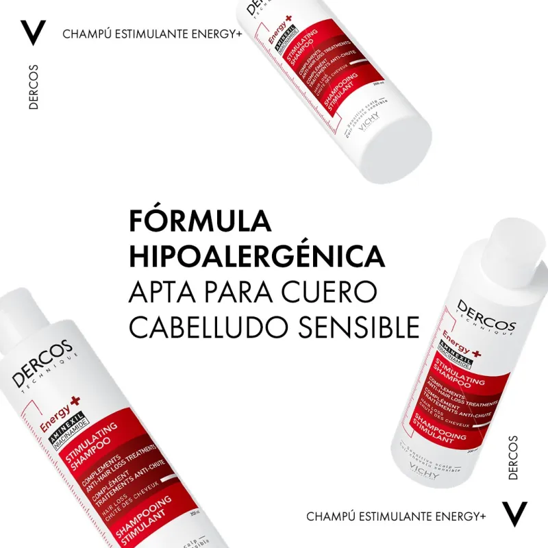 Dercos Champú Estimulante con Aminexil, 200ml. Dercos Champú Estimulante con Aminexil, 200ml.