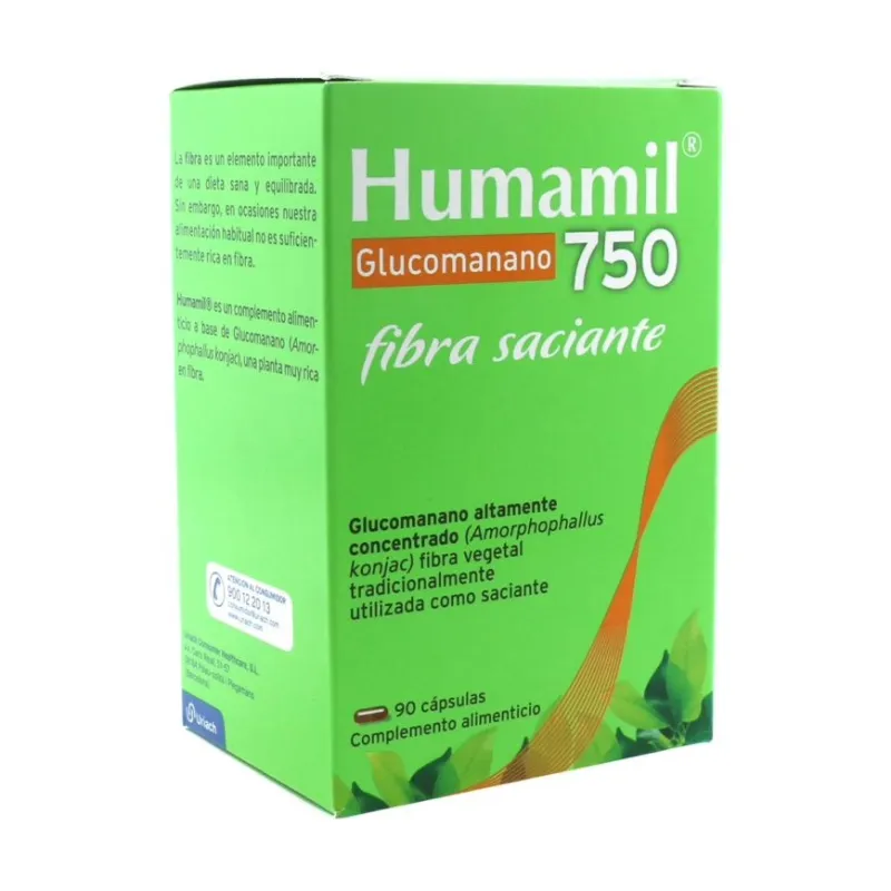 Humamil 750mg, 90Cápsulas. Humamil 750mg, 90Cápsulas.