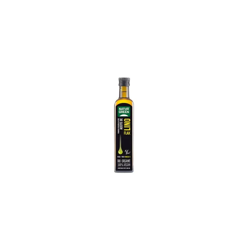 NaturGreen Aceite de lino, 500 ml. Dieta sana. 