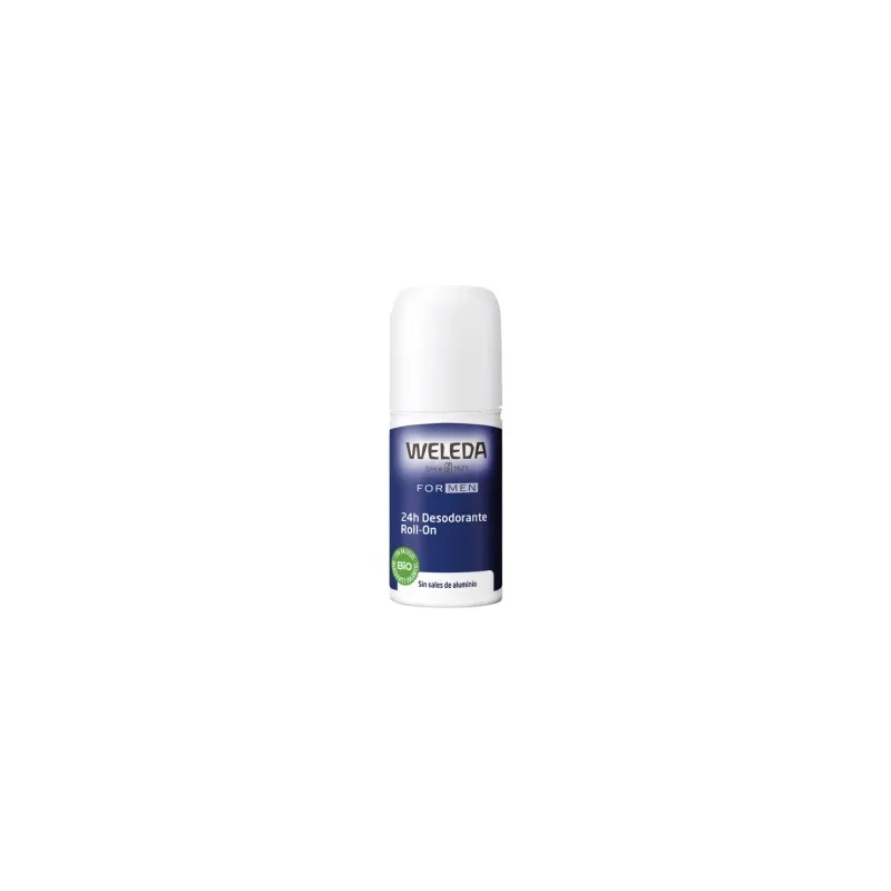Weleda desodorante roll-on 24h men, 50 ml