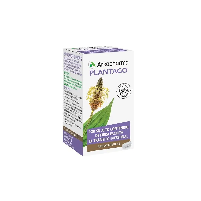 Arkopharma plantago psyllium blond 1290 mg de tegumento, 84 arkocápsulas
