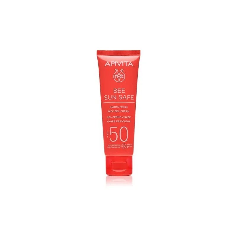 Apivita Bee Sun Safe hydra fresh gel-crema SPF50, 50ml. Apivita Bee Sun Safe hydra fresh gel-crema SPF50, 50ml.