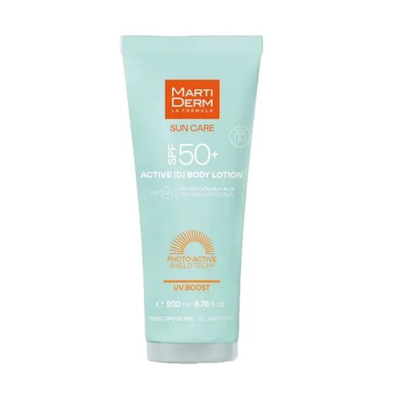Martiderm sun care SPF50 active D body lotion, 200 ml Martiderm sun care SPF50 active D body lotion, 200 ml