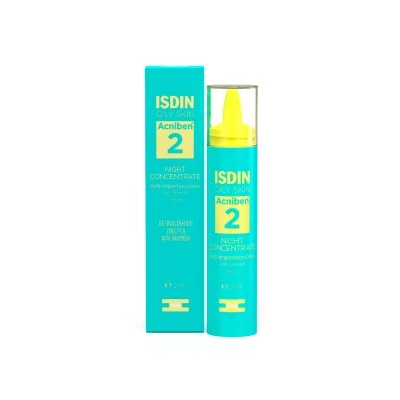 Isdin Oily Skin Acniben Night Concentrate sérum, 27 ml
